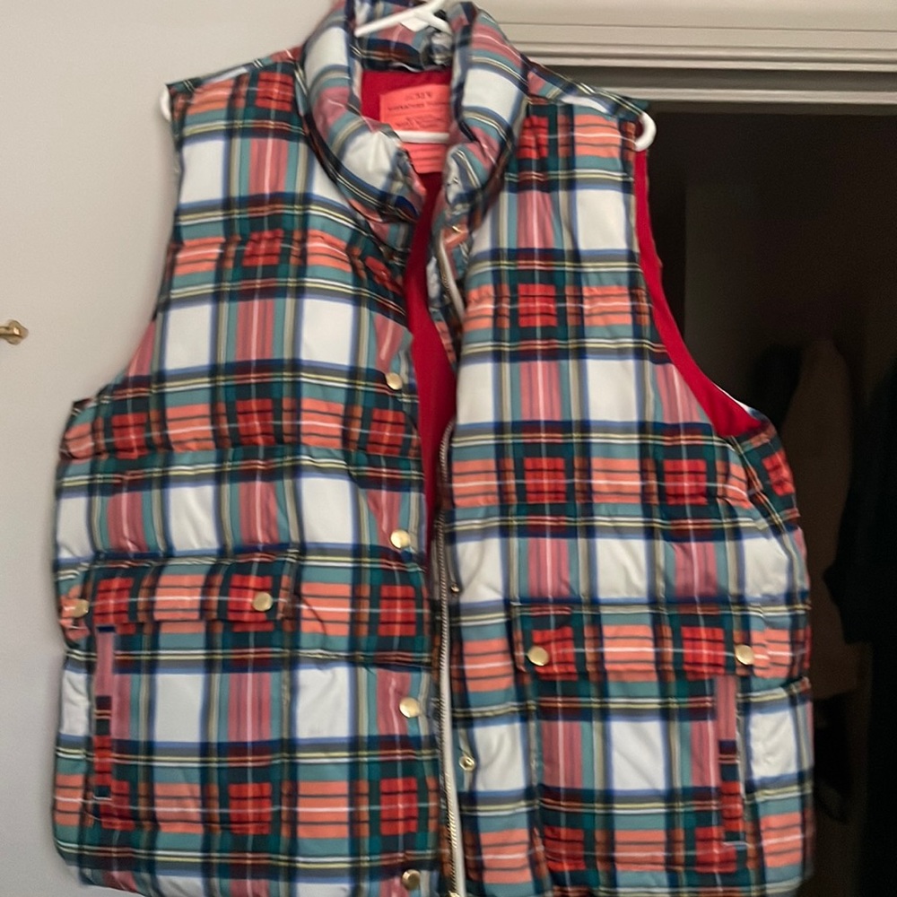 J. Crew puffer vest.